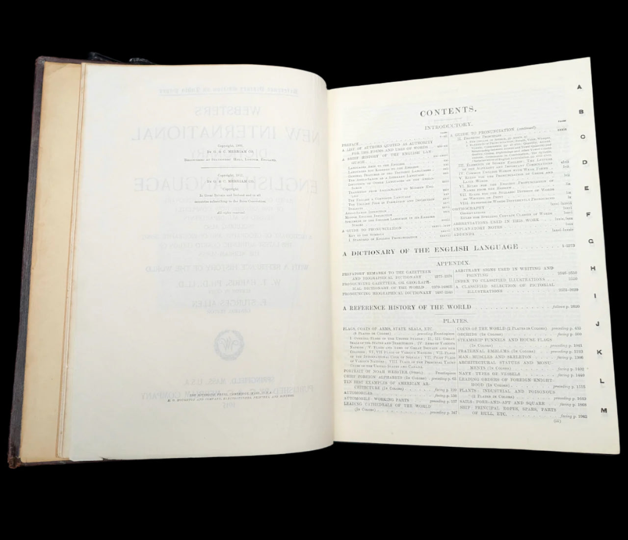 Webster's New International Dictionary by G. & C. Merriam Co. (RARE India Paper Edition), 1915 🕰️ 📜📚