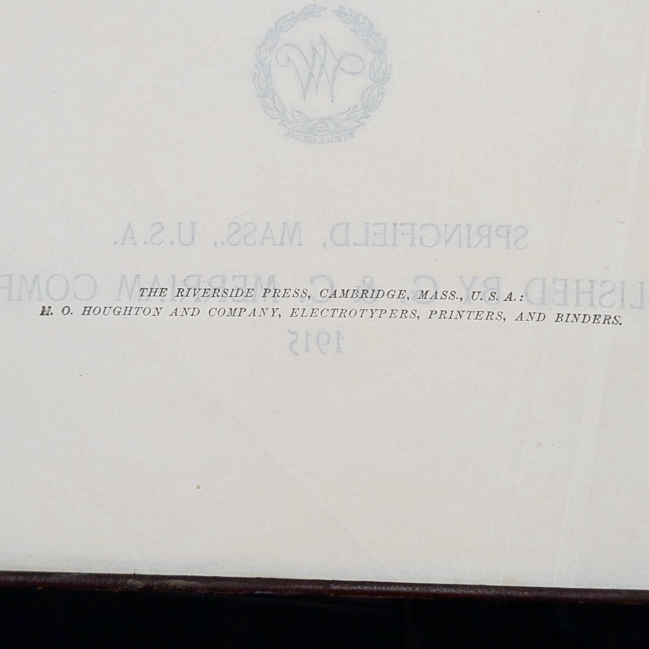 Webster's New International Dictionary by G. & C. Merriam Co. (RARE India Paper Edition), 1915 🕰️ 📜📚