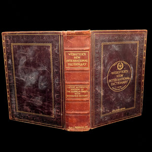 Webster's New International Dictionary by G. & C. Merriam Co. (RARE India Paper Edition), 1915 🕰️ 📜📚