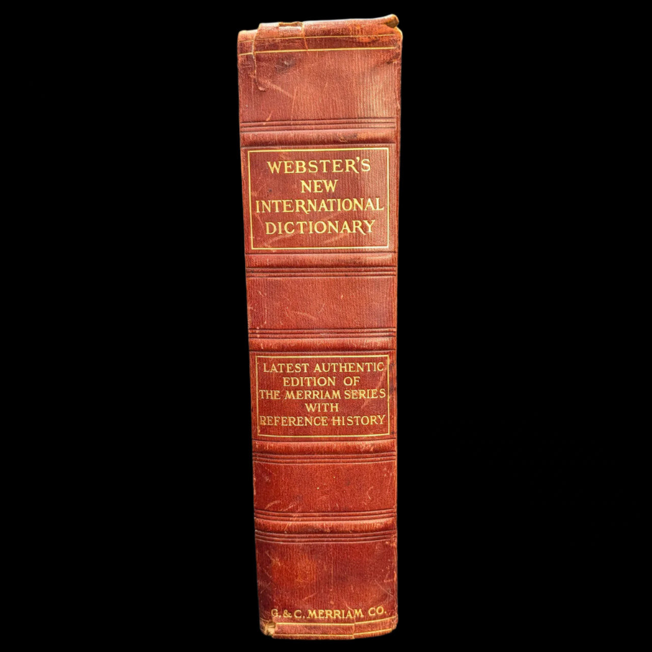Webster's New International Dictionary by G. & C. Merriam Co. (RARE India Paper Edition), 1915 🕰️ 📜📚