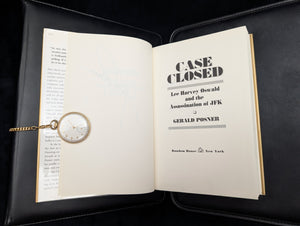 Case Closed: Lee Harvey Oswald and the Assassination of JFK by Gerald Posner (Signed First Edition, Second Printing), 1993 🇺🇸🔫🕵️♂️