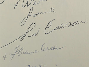 Where Have I Been? An Autobiography by Sid Caesar & Bill Davidson (Signed First Edition), 1982 🎭😂📺