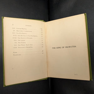 The Song Of Hiawatha, by Henry Wadsworth Longfellow, (RARE, Decorative Binding, Illustrated), 1898 📜🦌✨