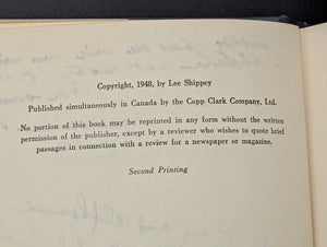 It's an Old California Custom by Lee Shippey (Signed Second Printing), 1948 🐻📜☀️