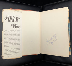 Something Of Value, by Robert Ruark (RARE, First Edition), 1955 ๐๐๐