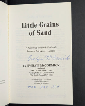Little Grains of Sand by Evelyn McCormick (Signed First Edition), 1989 🌊📜🗺️