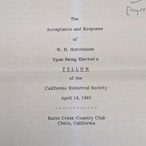 California: The Golden Shore by the Sundown Sea by W. H. Hutchinson (Signed Second Edition), 1988 🌴🌞🌅