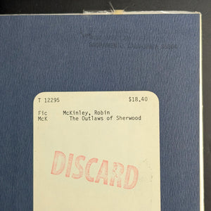 The Outlaws of Sherwood by Robin McKinley (Signed, First Edition, Third Printing), 1988 🏹🌳👸