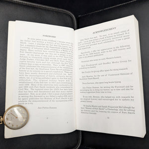 The History of Fort Smith, Arkansas, 1817-1992 by J. Fred Patton (Signed First Edition), 1992 🤠📖🇺🇸