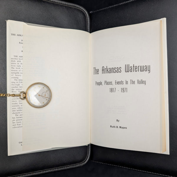 The Arkansas Waterway by Ruth B. Mapes (First Edition), 1972 🛶🇺🇸🗺️
