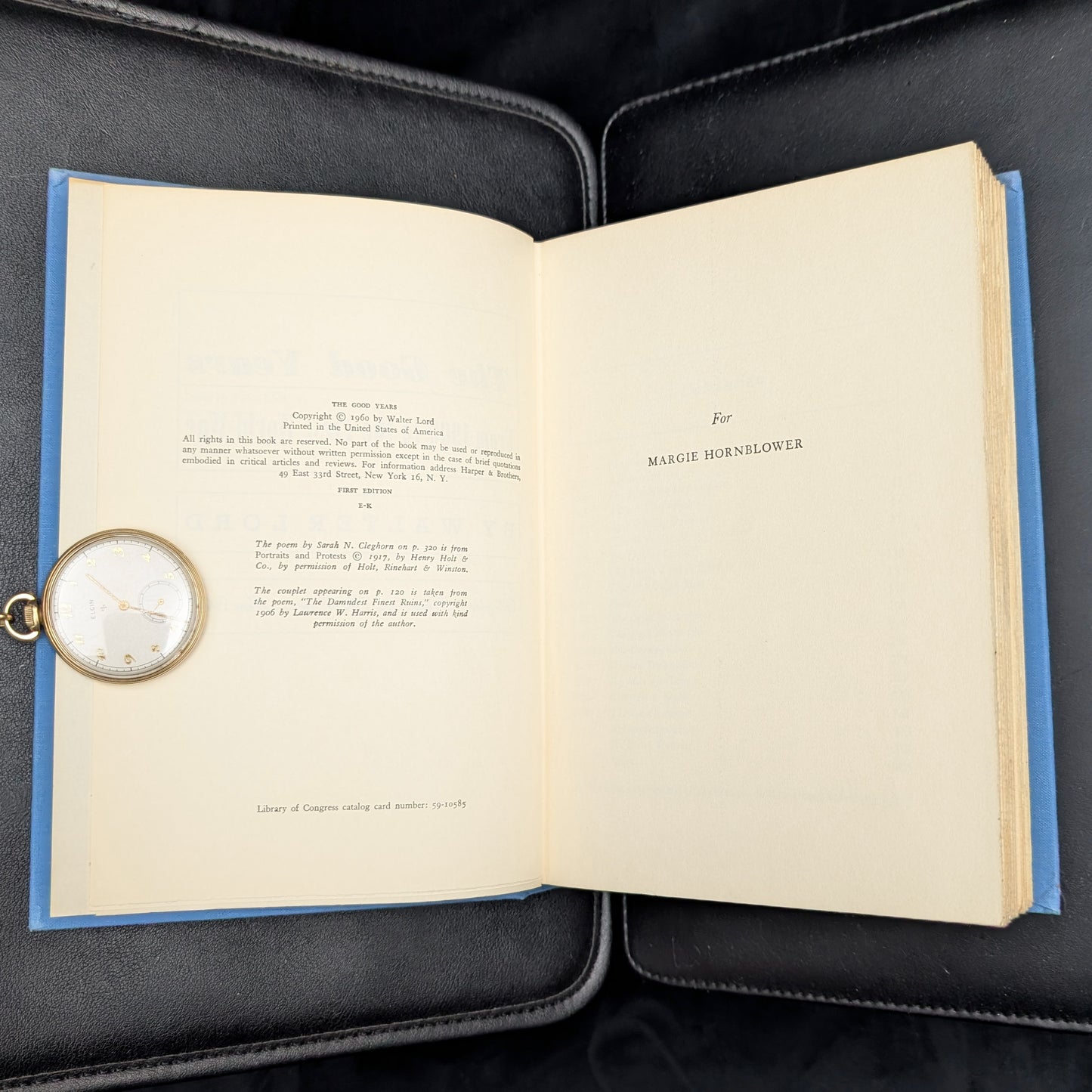 Los buenos años de Walter Lord (Primera edición con sobrecubierta), 1960 📜🇺🇸🏛️