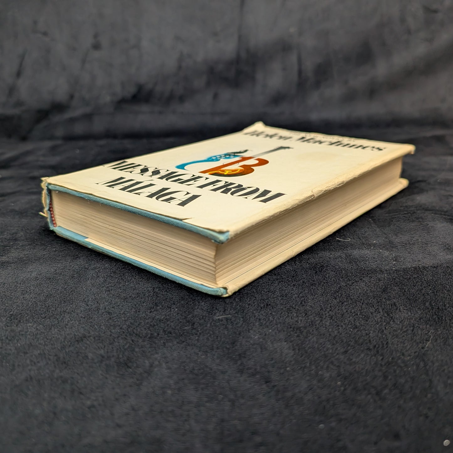 Message from Malaga by Helen MacInnes (First Edition with Inscription), 1971 🇪🇸🕵️♀️📜