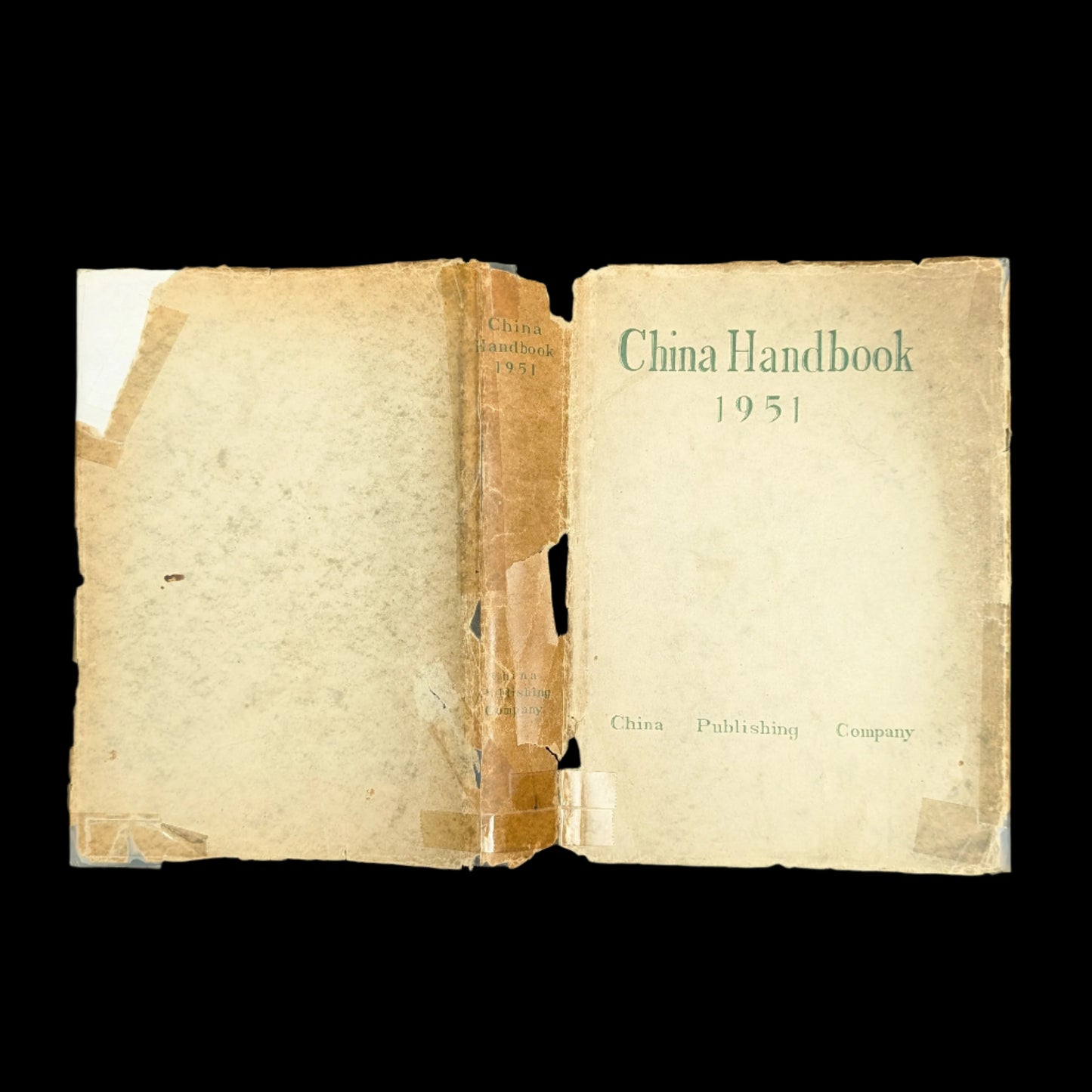 China Handbook by China Handbook Editorial Board (RARE Post-War Taiwan Edition), 1951 ๐๐น๐ผ๐จ๐ณ