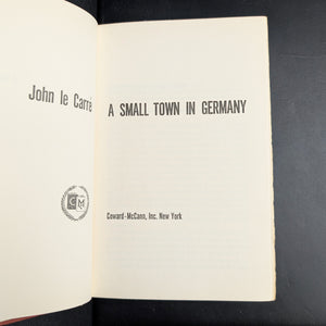 A Small Town in Germany by John le Carré (First Edition, Hardcover), 1968. 🕵️♂️🇩🇪📜