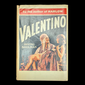 Valentino by Irving Shulman (Signed First Edition with Inscription), 1967 🎬🕺🖤