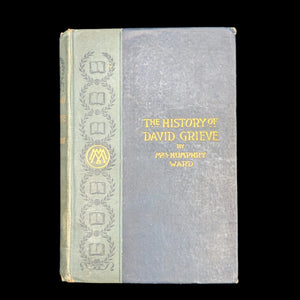 The History of David Grieve by Mrs. Humphry Ward (Early Edition), 1892 📜🕰️🇬🇧