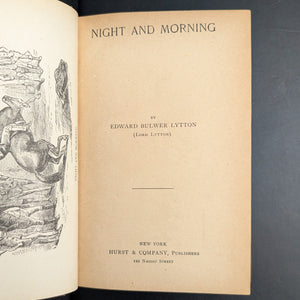 Night And Morning, by Edward Bulwer Lytton, (RARE, Decorative Binding, Illustrated), 1851 ๐โจ๐๏ธ
