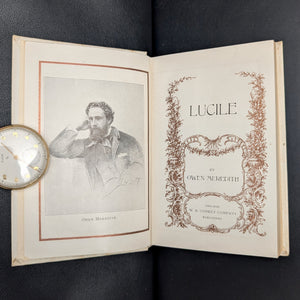 Lucile, by Owen Meredith, (RARE, Decorative Binding, Illustrated), 1901 📜🥀✨