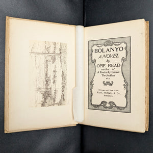 Bolanyo, a Novel by Opie Read (RARE, First Edition, First Printing, Maxfield Parrish Cover), 1897 📜✍️🎨