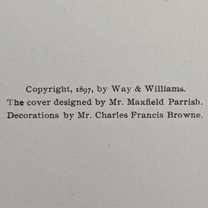 Bolanyo, a Novel by Opie Read (RARE, First Edition, First Printing, Maxfield Parrish Cover), 1897 📜✍️🎨