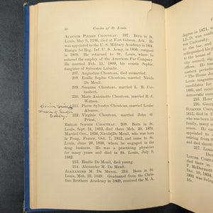 Creoles of St. Louis by Paul Beckwith (RARE, First Edition, Genealogical Annotations), 1893 📜🎨🇺🇸