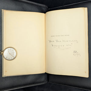 Gone with the Wind by Margaret Mitchell (RARE, Early Printing, Inscribed), October 1936 📜✍️🏛️