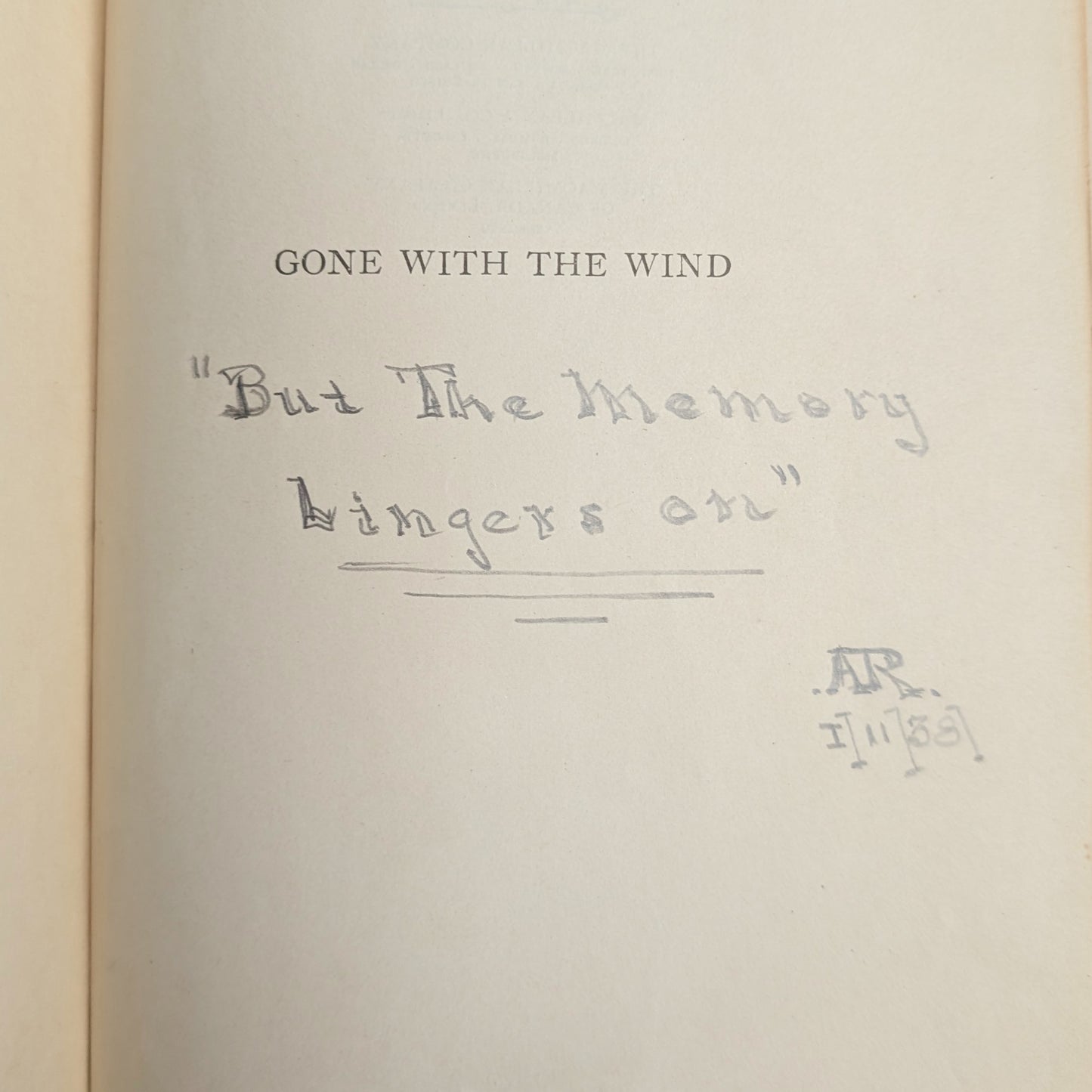Gone with the Wind by Margaret Mitchell (RARE, Early Printing, Inscribed), October 1936 📜✍️🏛️