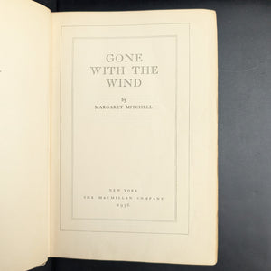 Gone with the Wind by Margaret Mitchell (RARE, Early Printing, Inscribed), October 1936 📜✍️🏛️