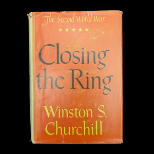 The Second World War: Closing The Ring, by Winston S. Churchill, (RARE with Dust Jacket), 1951 📜🛡️🇬🇧