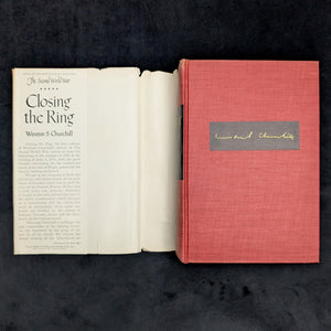 The Second World War: Closing The Ring, by Winston S. Churchill, (RARE with Dust Jacket), 1951 📜🛡️🇬🇧