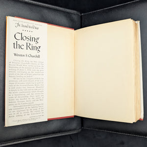 The Second World War: Closing The Ring, by Winston S. Churchill, (RARE with Dust Jacket), 1951 📜🛡️🇬🇧