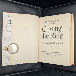 The Second World War: Closing The Ring, by Winston S. Churchill, (RARE with Dust Jacket), 1951 📜🛡️🇬🇧