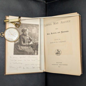 Louisa May Alcott: Her Life, Letters, and Journals by Ednah D. Cheney (First Edition), 1890 📜✒️📚