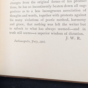 Neghborly Poems by James Whitcomb Riley (Second Edition), 1891 📜🇺🇸🎨