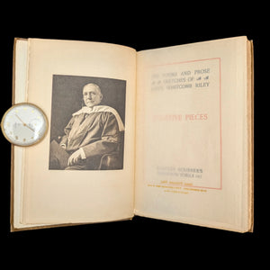 Fugitive Pieces by James Whitcomb Riley (RARE, Homestead Edition, Inscribed), 1917 📜🇺🇸✍️