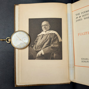 Fugitive Pieces by James Whitcomb Riley (RARE, Homestead Edition, Inscribed), 1917 📜🇺🇸✍️
