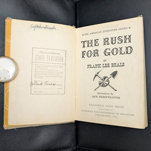 La fiebre del oro de Frank Lee Beals (Serie del Estado de California), 1949 💰📜🇺🇸