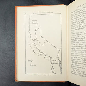 A Child's History of California by Eunice Flower (First California State Edition), 1949 ☀️📜📚