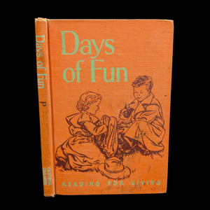 A hardcover book titled 'Days of Fun' with illustrations on the cover, published by the California State Department of Education.