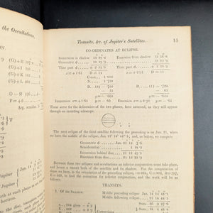 STRAUTIMA: Appendix to The Nautical Almanac for 1835, 1836, and 1837 by G.B. Airy, W.S.B. Woolhouse, and others (Rare Early Scientific Publication), 1837 📜🔬⚓