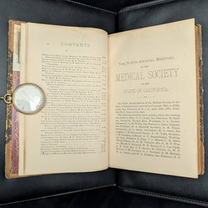 Transactions of the Medical Society of the State of California by The Medical Society of the State of California (Rare Volume V, 1880) 📜🩺🌉