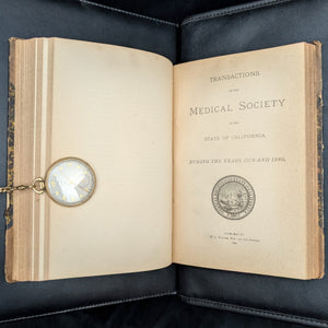 Transactions of the Medical Society of the State of California by The Medical Society of the State of California (Rare Volume V, 1880) 📜🩺🌉