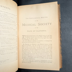 Transactions of the Medical Society of the State of California by The Medical Society of the State of California (Rare Volume V, 1880) 📜🩺🌉