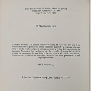 Barricadas en Belfast de Max Hastings (RARA primera edición estadounidense), 1970 📜