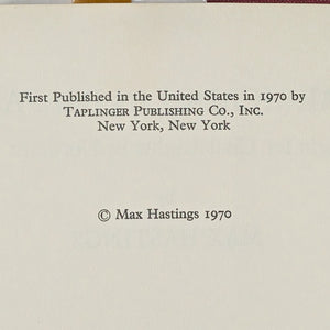 Barricadas en Belfast de Max Hastings (RARA primera edición estadounidense), 1970 📜