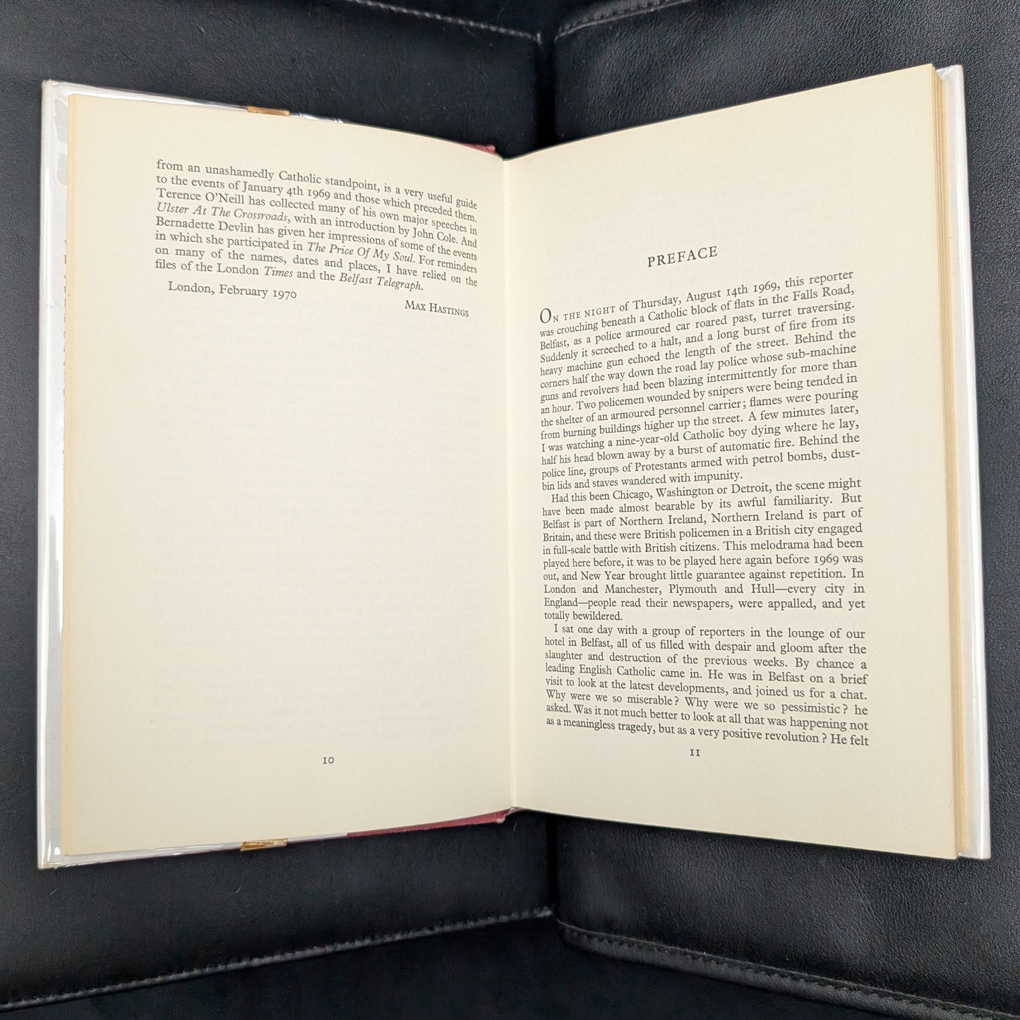 Barricades in Belfast by Max Hastings (RARE First American Edition), 1970 ๐๐ฌ๐งโ๏ธ