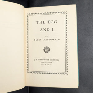 The Egg and I by Betty MacDonald (Fifth Impression), 1945. 🐔🏡😂