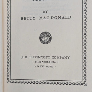 The Egg and I by Betty MacDonald (Fifth Impression), 1945. 🐔🏡😂