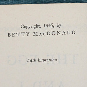 The Egg and I by Betty MacDonald (Fifth Impression), 1945. 🐔🏡😂
