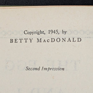 The Egg and I by Betty MacDonald (Second Impression), 1945. 🐔🏡😂